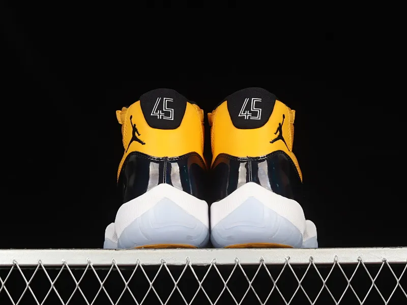 All categories Air Jordan Jordan series basketball shoes Air Jordan 11 pure original version Air Jordan 11 Retro "Black Yellow" AJ11 Joe 11 black yellow CT8012-118